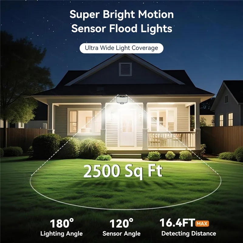 Luz de Parede Solar com Sensor de Movimento TG-TY19501, 112 LED, 3 Modos, Controlo Remoto, à Prova de Água, Luz de Segurança Exterior para Jardim e Terraço