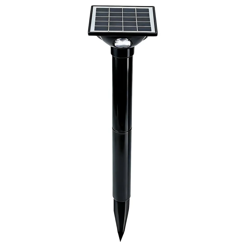 4-LED Solar Wegbeleuchtung Warme Standleuchten Wasserdicht Außen Garten Landschaft Hof Pfahlleuchte
