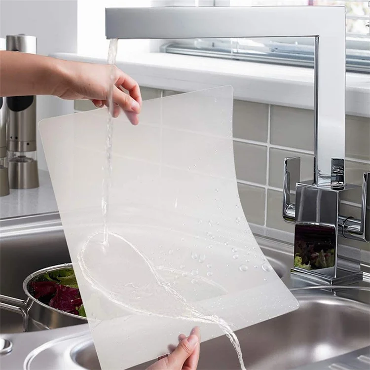 Nappe de table transparente en plastique isolante thermique pour cuisine Dessous de plat