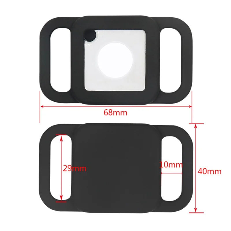 Beschermhoes van zacht siliconen tegen verlies voor Tile Mate Tracker - Middennachtblauw