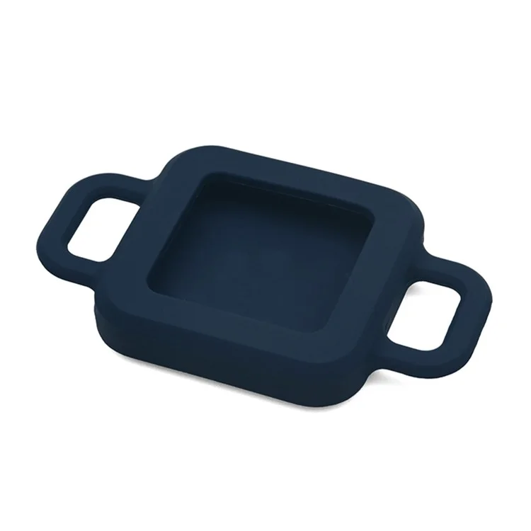 Pet Anti-lost Bluetooth Locator Soft Silicone Case Protective Cover for Tile Pro - Midnight Blue/S