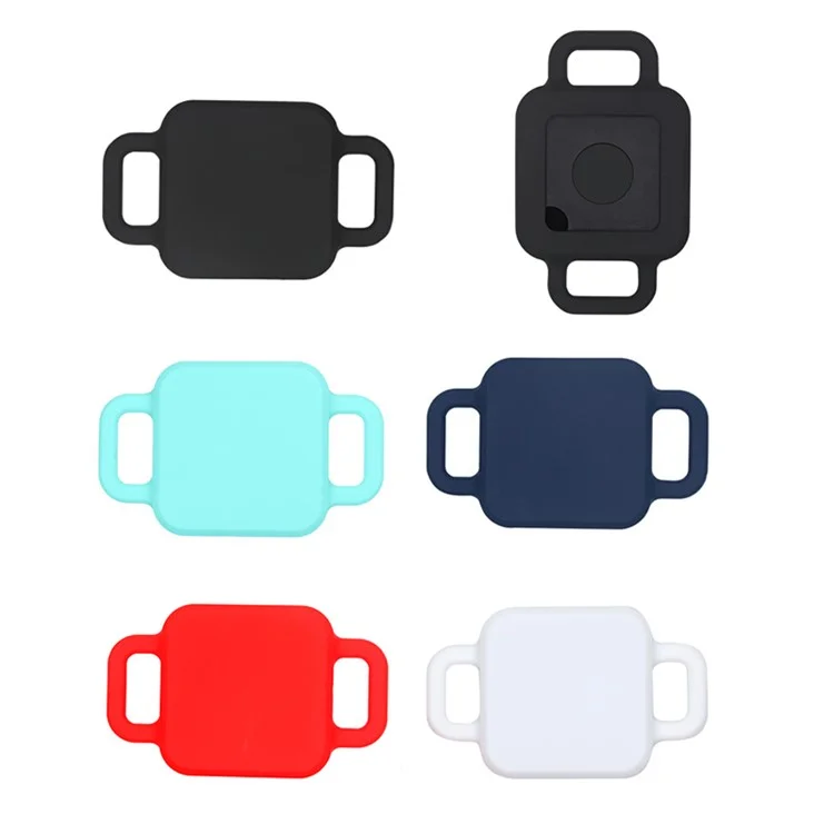 Pet Anti-lost Bluetooth Locator Soft Silicone Case Protective Cover for Tile Pro - Midnight Blue/S