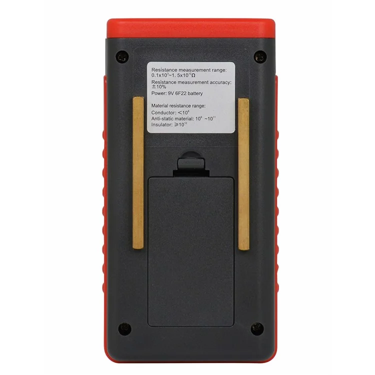 WINTACT Surface Resistance Tester Handheld LCD Digital Display Resistance Meter