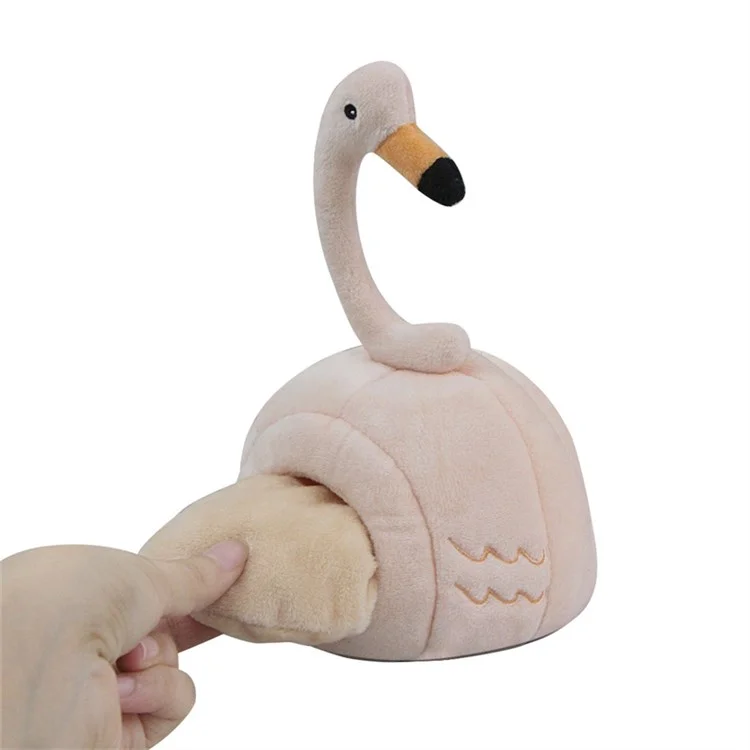 TG-PB080 Cama de Mascotas Suave y Linda Para Pequeñas Mascotas Hámsters Ardillas, Calentamiento de Otoño Invernal Ininterrumpido Durmiendo Productos Para Mascotas Acogedoras - Beige