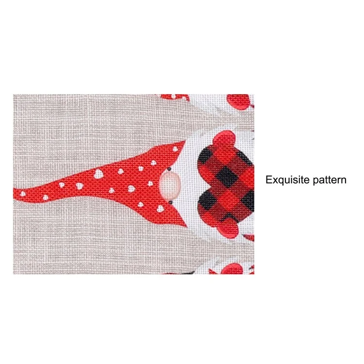 2022Sa40 176x34cm Soft Rudolph Pattern Table Cloth Christmas Tablecloth Holiday Decoration Rectangle Table Cover for Dinner Parties