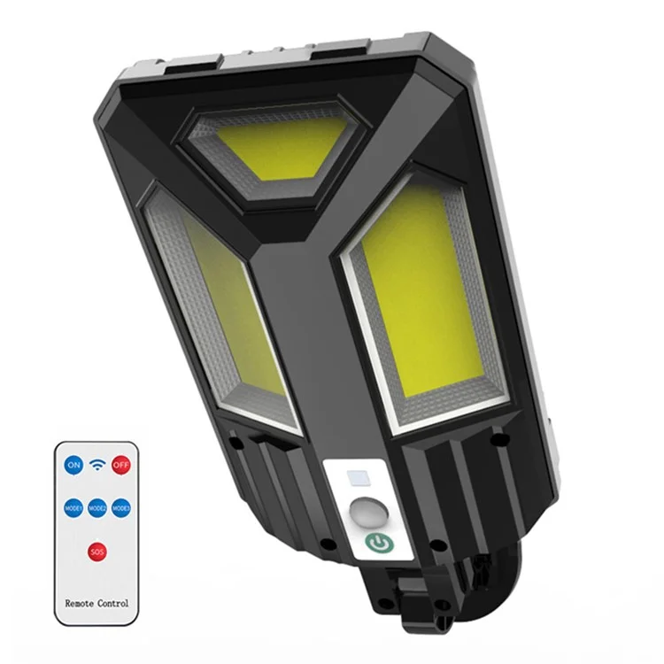 V95 Lampada Solare da Strada con Sensore Umano e Telecomando a 4 Marce - 3 LED COB 