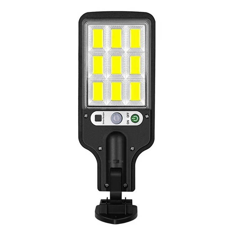 616-4 Lampe solaire LED extérieure avec détecteur de mouvement PIR, lampe murale pour jardin, lampadaire de rue avec 3 modes d'éclairage