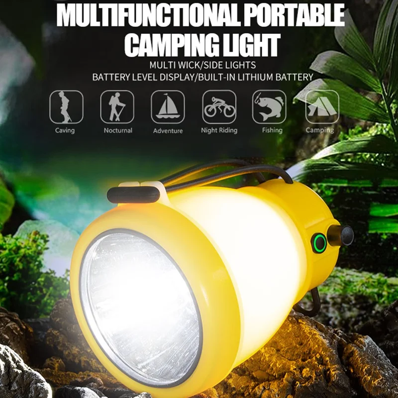 CH22035 Outdoor Tent Hanging Lamp Rechargeable Portable Camping Super Bright Light