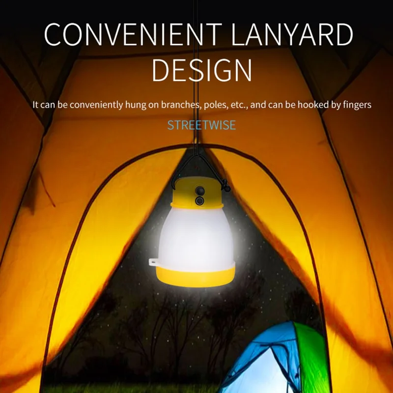 CH22035 Outdoor Tent Hanging Lamp Rechargeable Portable Camping Super Bright Light