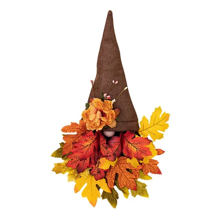 Decoración de Navidad para la Puerta del Hogar Colgante Ornamento Otoño Cosecha Otoño Guirnalda Decoración de Ventana
