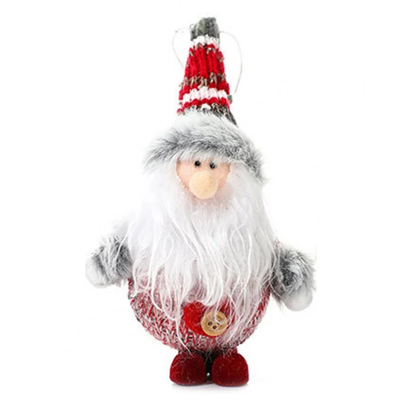 Christmas Tree Hanging Doll Non-Woven Xmas Hanging Doll Pendant Party Home Decor - Santa