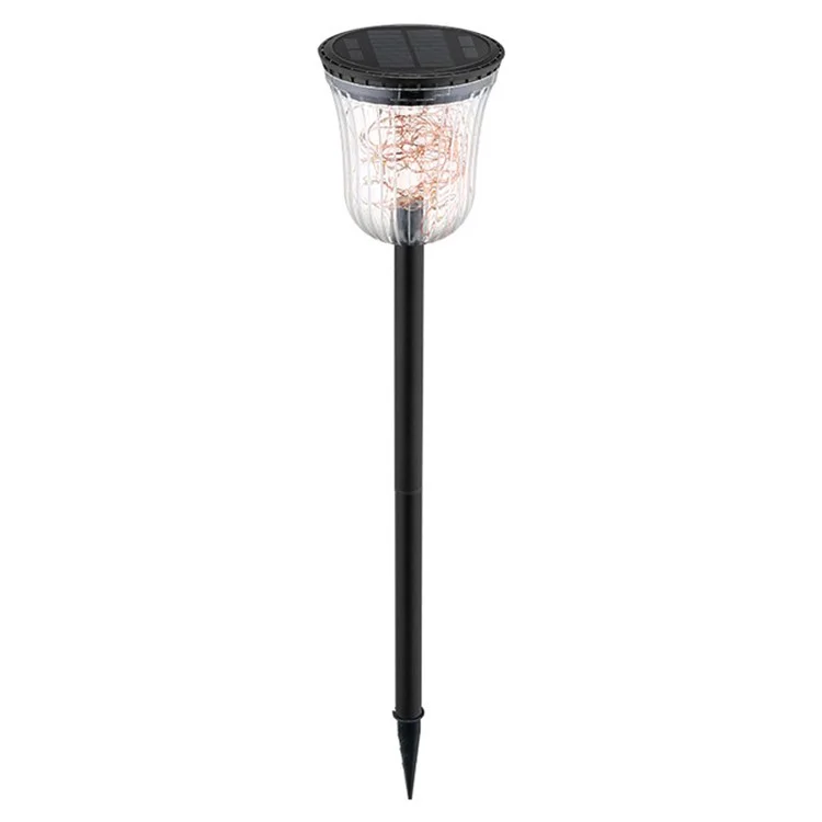 DS701 Home Patio Yard Lawn String Light Inside Solar Powered Garden Stake LED Lamp with Warm Light