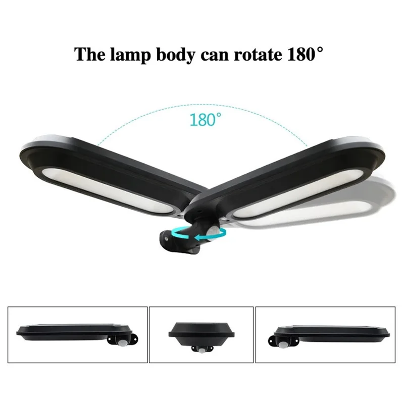 DS018 Solar Powered LED Motion Sensor Outdoor Wall Light Home Fence Garden Illuminating Lamp - Warm Light / White