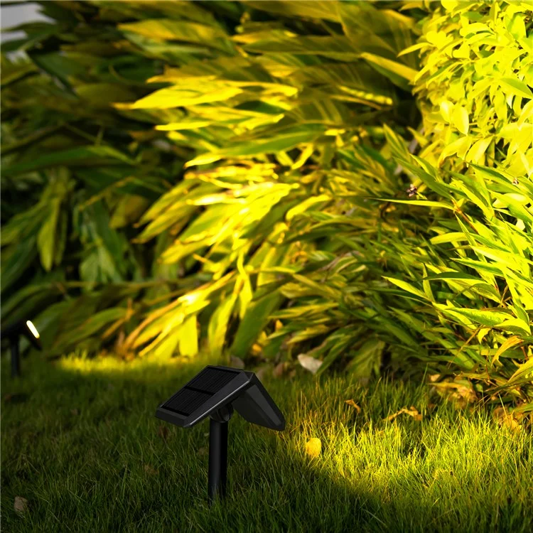 DSL09 Lampada da giardino solare a LED a prova di acqua per casa, veranda e prato - Luce Calda 