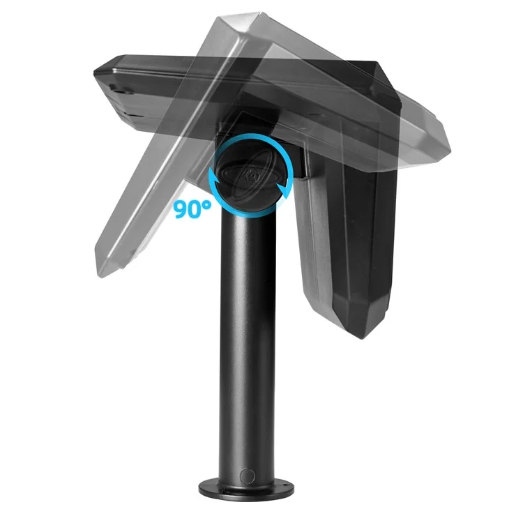 DSL09 Lampada da giardino solare a LED a prova di acqua per casa, veranda e prato - Luce Calda 