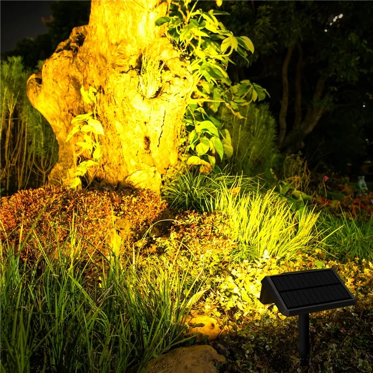DSL09 Lampada da giardino solare a LED a prova di acqua per casa, veranda e prato - Luce Calda 