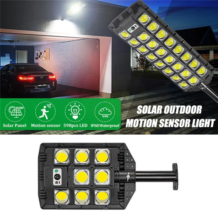 W7101B-3 Solar Power Path Light Outdoor Garden LED Light Lighting Integrated Solar Sensor Lights