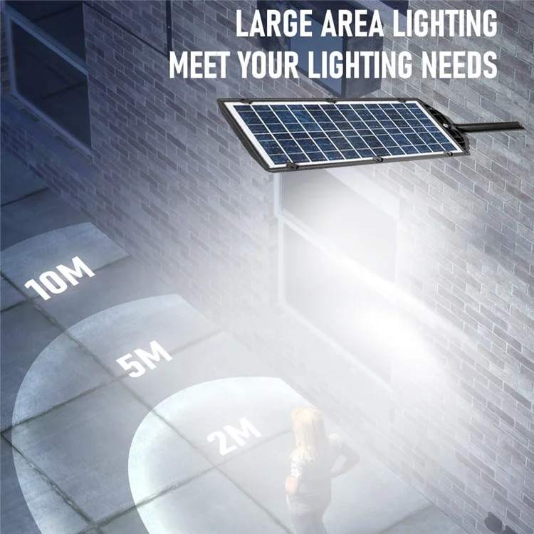 W7101B-4 Home Outdoor Illuminating Lamp Solar Powered LED Human Motion Sensor Waterproof Wall Light