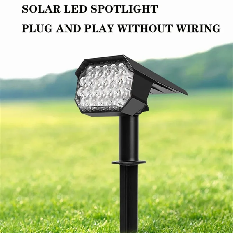 YH0528 1Pc IP65 Solar Powered Outdoor Landscape Light Lawn Ground Lamp