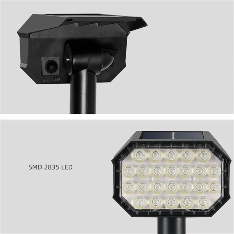 YH0528 1Pc IP65 Solar Powered Outdoor Landscape Light Lawn Ground Lamp