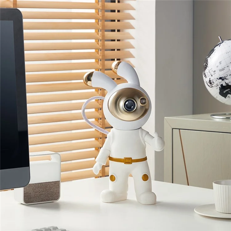 YPH-0125 USB Powered Night Light Space Rabbit Astronaut Projector Lamp for Bedroom
