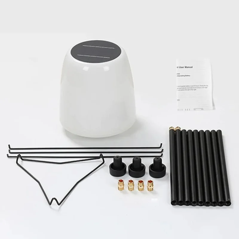 YH2401 Outdoor Solar Lights with Plant Stands Waterproof Garden Balcony Decorative Lamp