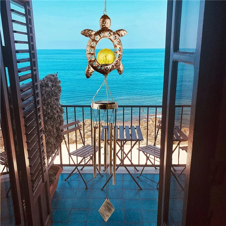 Висячие декоративные лампы Balcony Wind Chimes Outdoor Yard Solar Lights Birthday Gift