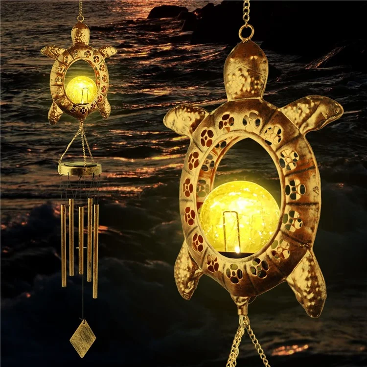 Висячие декоративные лампы Balcony Wind Chimes Outdoor Yard Solar Lights Birthday Gift