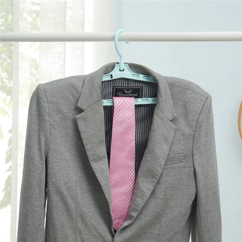 YM-155 100PCS Clothing Hangers Stretchable Foldable Design Closet Clothes Quilt Cover Hangers - Green