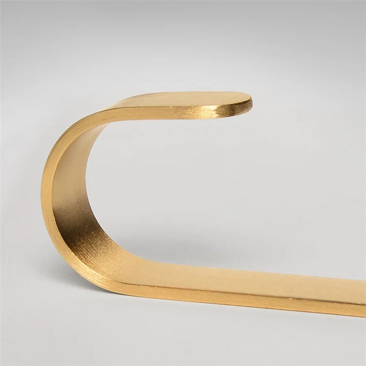 Size S Golden Hook Adhesive Brass Brushed Heavy Duty Hanging Hook Storage Hanger for Hanging Coat Hat Towel Robe Key Clothes