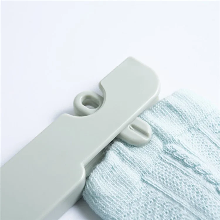 Travel Foldable Hanger Portable Drying Rack Underwear Socks Clip Closet Organizer - Green