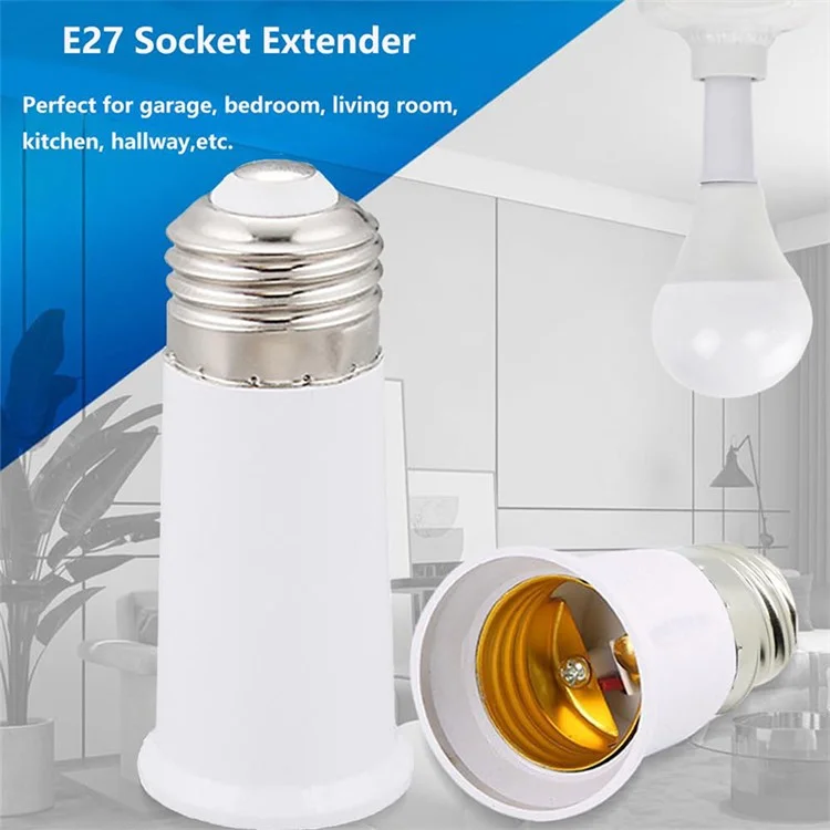 4 Speeds 3 Colors Remote Control E27 Modern Ceiling Fan Light with Extension Rod - Tawny