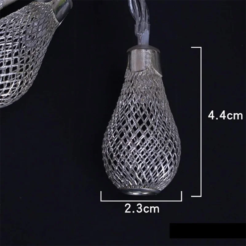 3m 20-LED Iron Art Water Drop String Light Home Party Decorative Ambient Lamp, Constant Warm Light