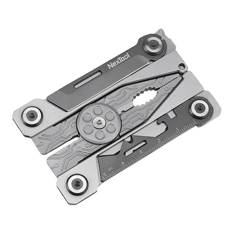 XIAOMIYOUPIN NEXTOOL NE20182 Silberklingen EDC-Werkzeug Outdoor 14-in-1 420J2 Edelstahl Multifunktionswerkzeug