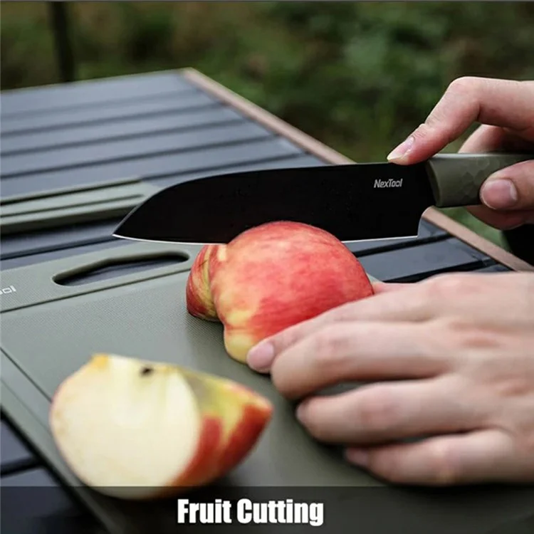 XIAOMIYOUPIN NEXTOOL NE20261 Couteau Ciseaux Éplucheur Pince Planche à Découper Petit Table BBQ Ensemble d'Outils de Cuisine (Pas de FDA, Sans BPA)