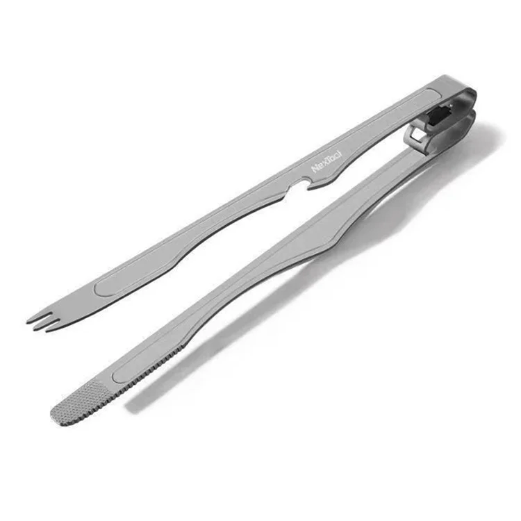 XIAOMIYOUPIN NEXTOOL NE20253 Pinza Multifunzione per Barbecue Picnic Griglia Alimentare in Titanio (Non Certificato FDA, Senza BPA)