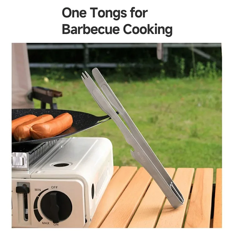 XIAOMIYOUPIN NEXTOOL NE20253 Pinza Multifunzione per Barbecue Picnic Griglia Alimentare in Titanio (Non Certificato FDA, Senza BPA)