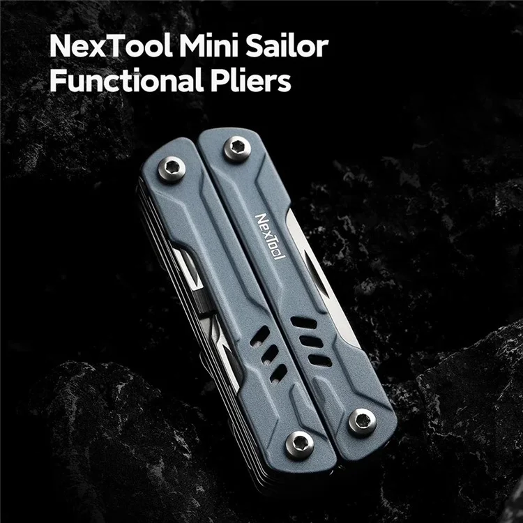 XIAOMIYOUPIN NEXTOOL NE20135 Multifunktionelle faltbare Zange aus Edelstahl, Schere, Flaschenöffner, Schraubendreher-Tools
