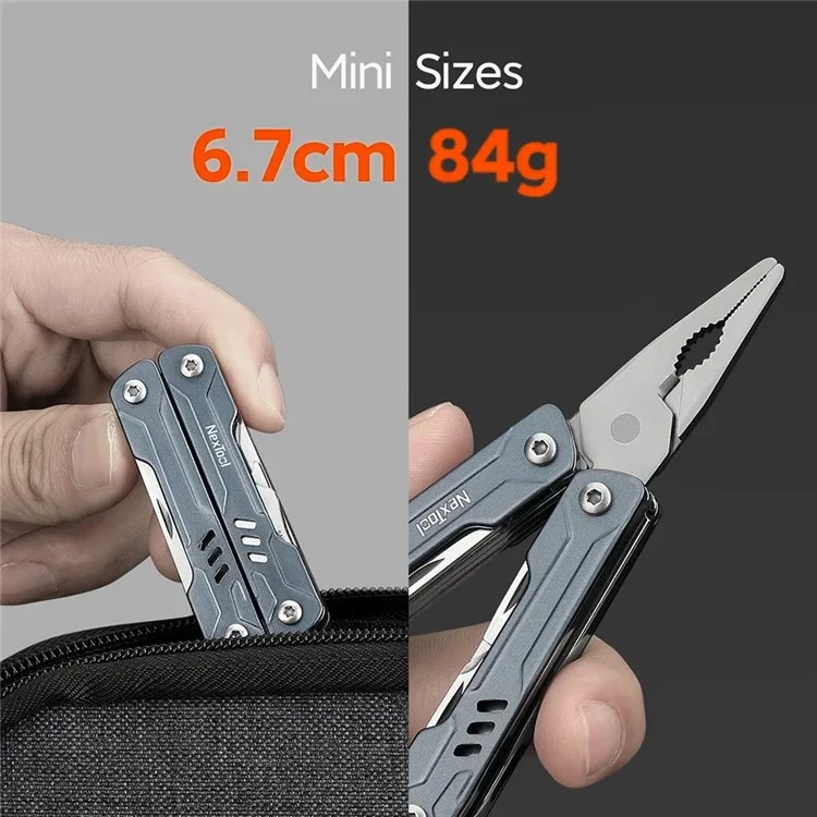 XIAOMIYOUPIN NEXTOOL NE20135 Multifunktionelle faltbare Zange aus Edelstahl, Schere, Flaschenöffner, Schraubendreher-Tools