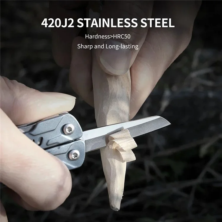 XIAOMIYOUPIN NEXTOOL NE20135 Multifunktionelle faltbare Zange aus Edelstahl, Schere, Flaschenöffner, Schraubendreher-Tools