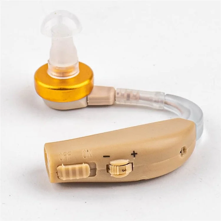 GE-60 Slim Hearing Aid Lightweight Wireless Audiphones Sound Amplifier Portable Noise Reduction Hearing Aid for Elderly - EU Plug