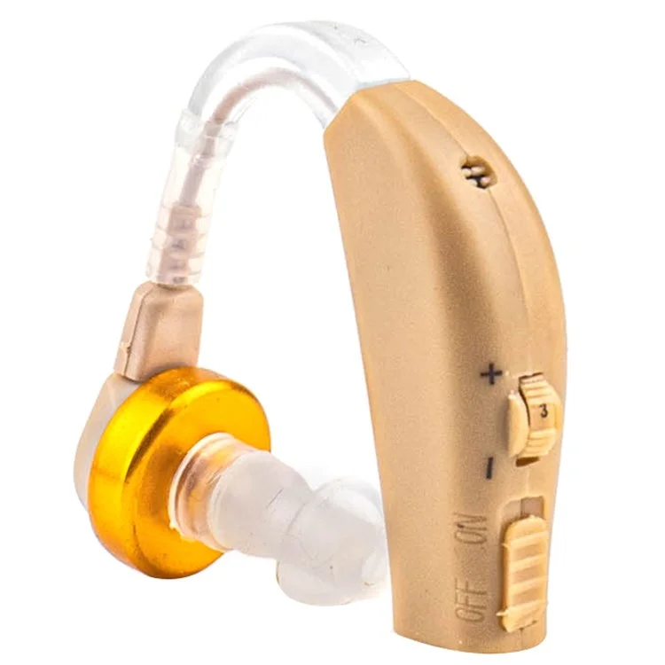 GE-60 Slim Hearing Aid Lightweight Wireless Audiphones Sound Amplifier Portable Noise Reduction Hearing Aid for Elderly - EU Plug