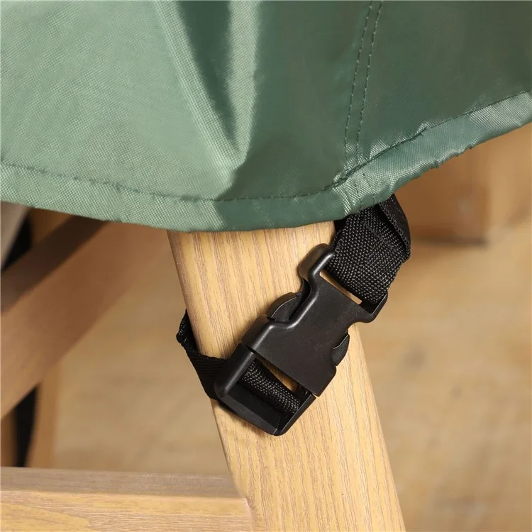 213x132x74cm Waterproof 420D Oxford Cloth Dust Cover Anti-UV Outdoor Garden Furniture Cover - Black