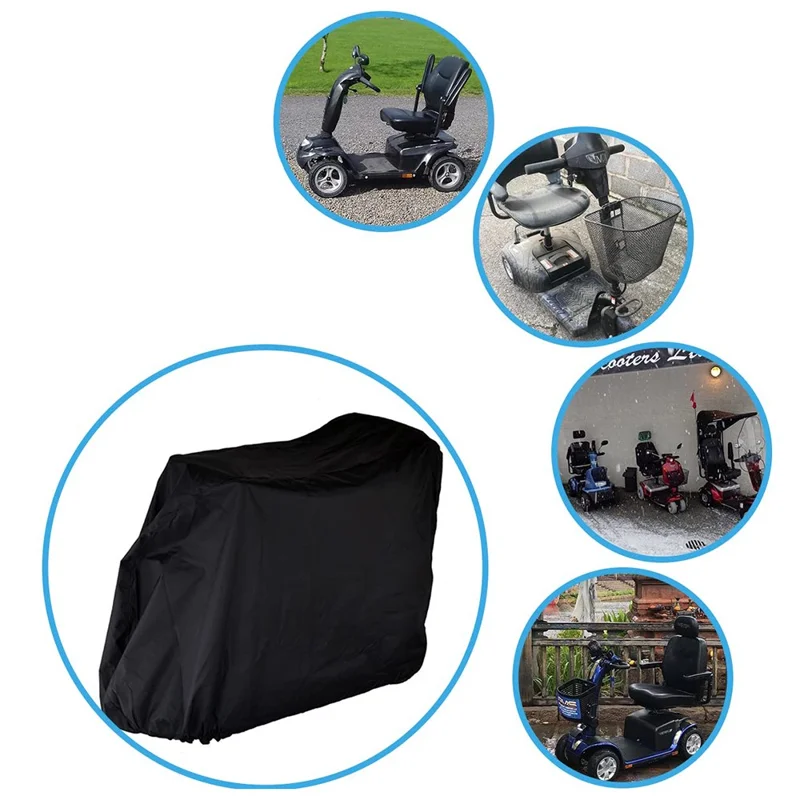 170x61x117cm Electric Scooter Protective Sleeve Anti-UV 210D Oxford Cloth Foldable Dust Cover