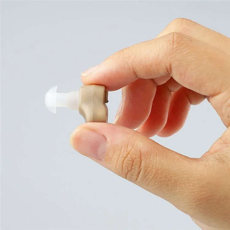 GE-88 Mini Hearing Aid for Elderly Sound Amplifier Portable Audiphones Lightweight Hearing Aid with Volume Adjustable Knob