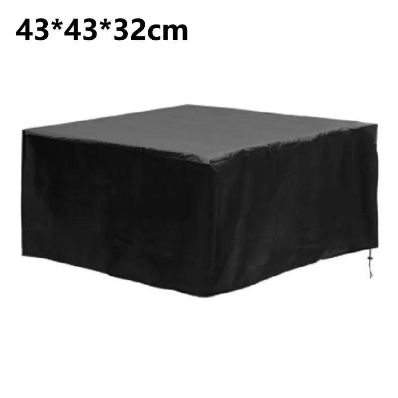 Cubierta antipolvo de tela Oxford 210D de 43x43x32 cm, impermeable y con protección UV, para impresora - Negro