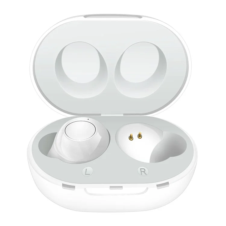 A39 TWS Hearing Aids for Seniors, Rechargeable Noise Cancelling Earbuds Gifts for Elder - White