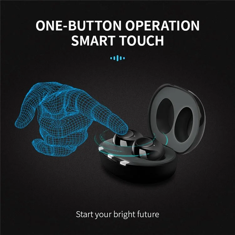 A39 TWS Hearing Aids for Seniors, Rechargeable Noise Cancelling Earbuds Gifts for Elder - White