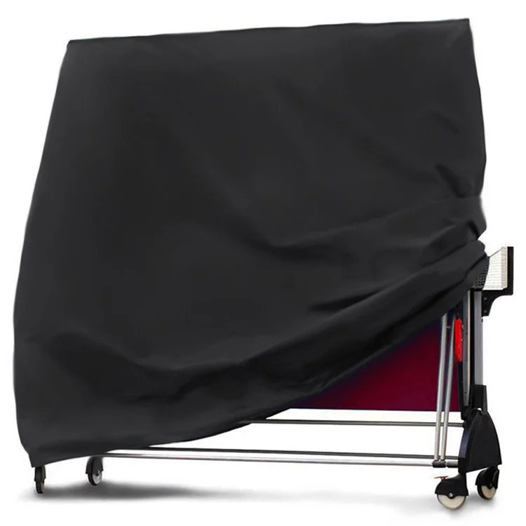210D Oxford Cloth Table Tennis Table Cover Waterproof Ping Pong Table Cover for Outdoor and Indoor, 165x70x185cm