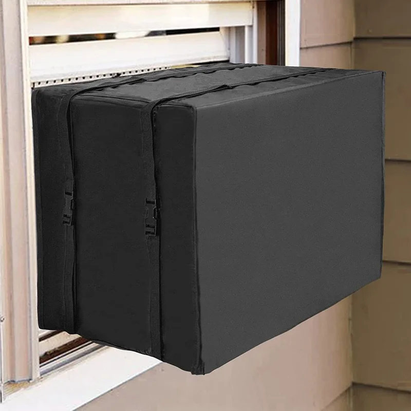 64.8x52.1x45.7cm 600D Oxford Cloth Air Conditioner Cover Outside Window AC Unit Protective Cover